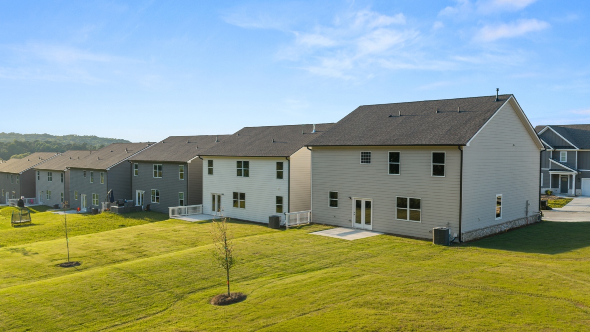 Hanover rear exterior at Hamptons at Riverwood South