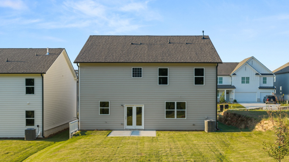 Hanover rear exterior at Hamptons at Riverwood South