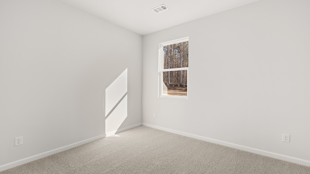 Interior bedroom with window