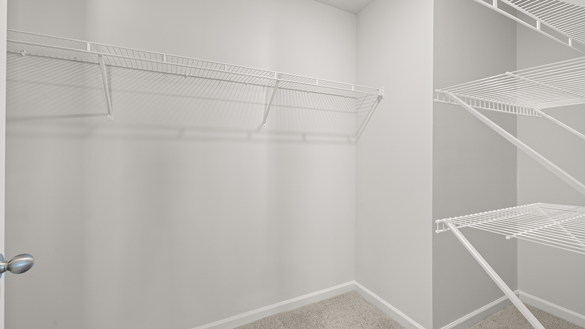 Interior primary closet