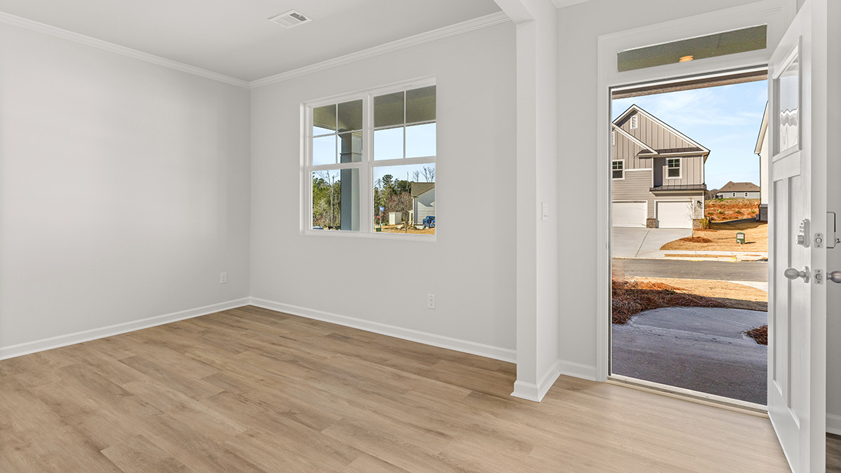 Interior entry-way leading to living area