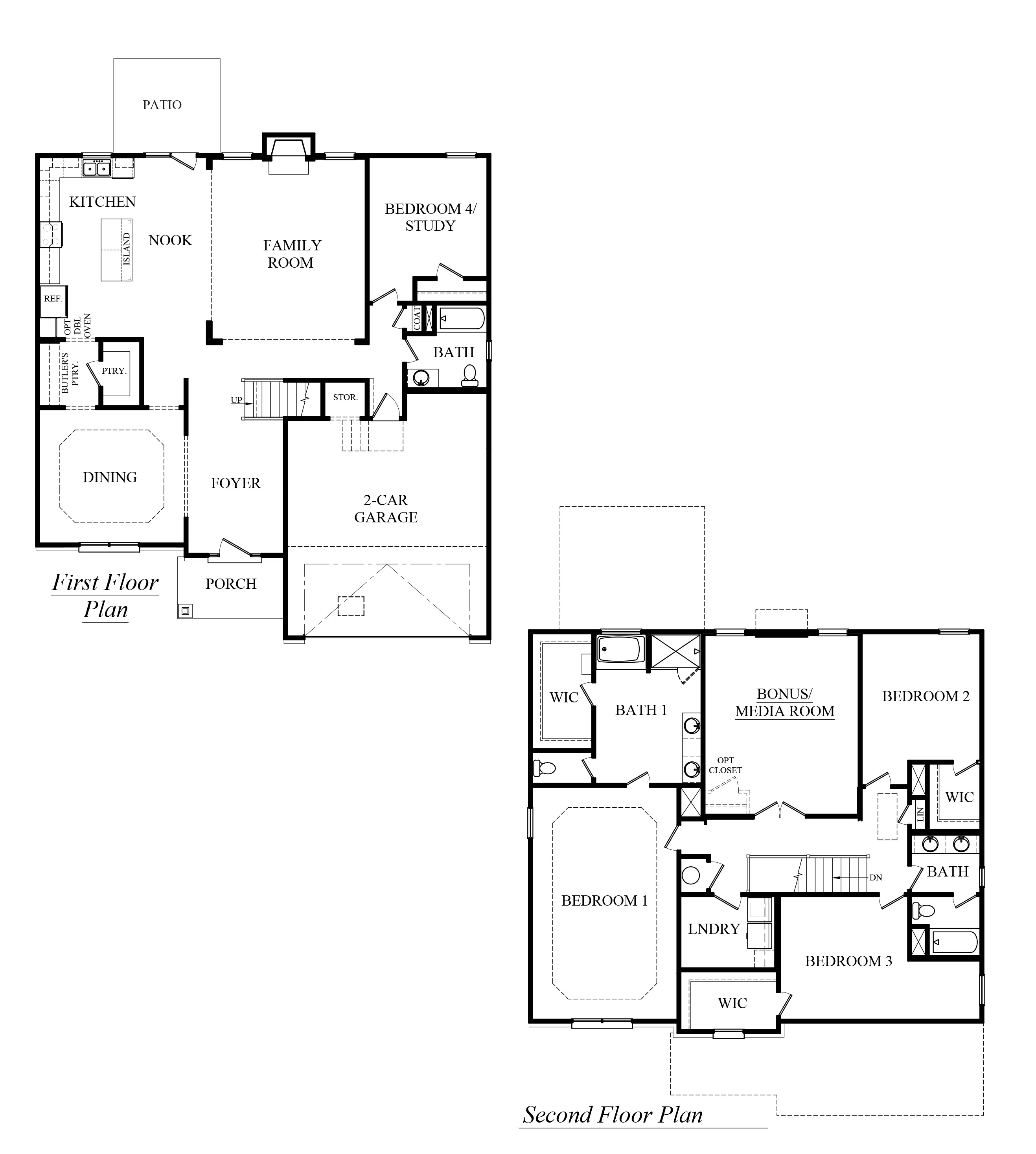 Lynnbrook floorplan at hamptons at riverwood