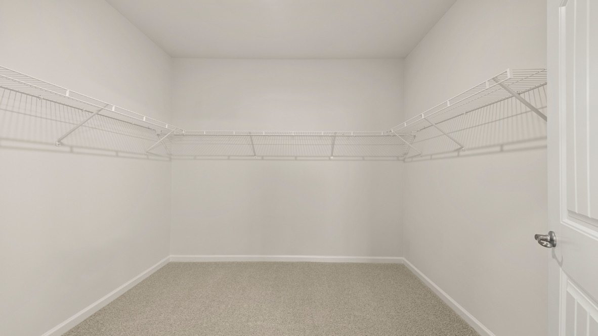 Interior walk-in closet