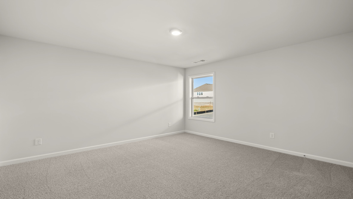 Interior bedroom with window