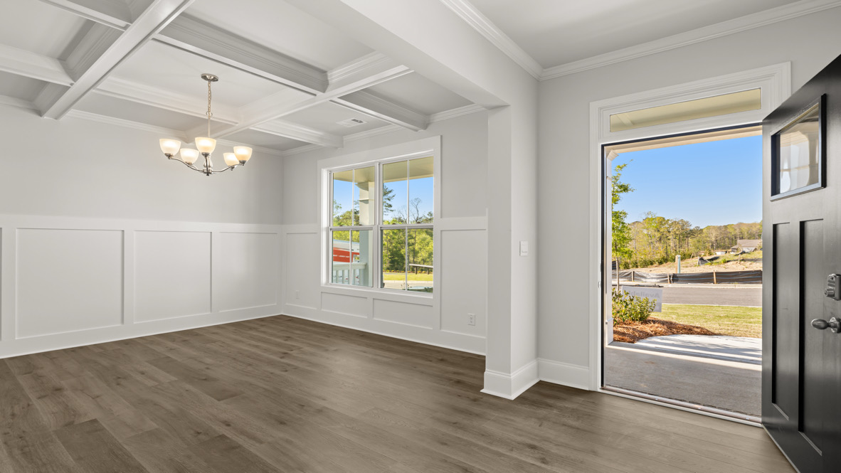 Interior entry-way next to flex room