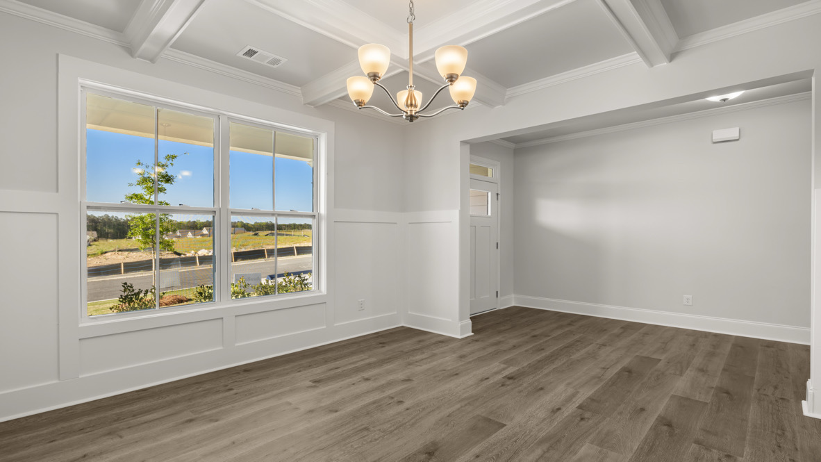 Interior entry-way next to flex room