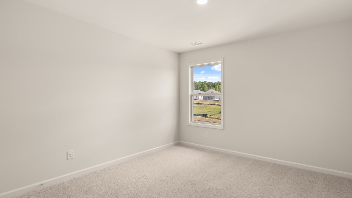 Interior bedroom with window