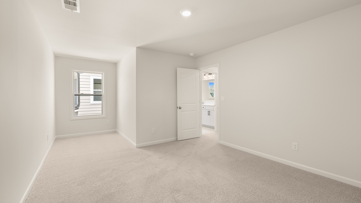 Interior bedroom with window