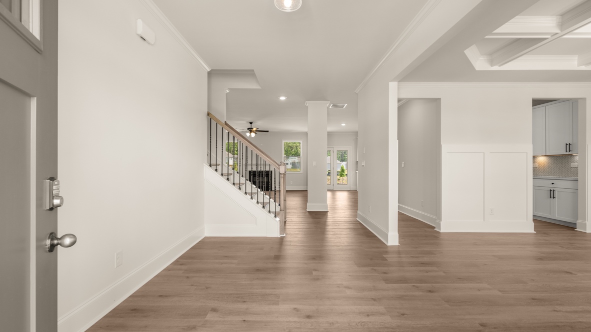 Interior entry-way leading to living area