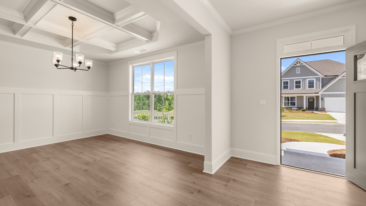 Interior entry-way next to flex room