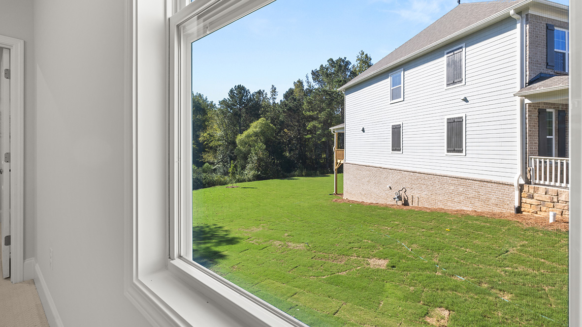 Interior bedroom with window