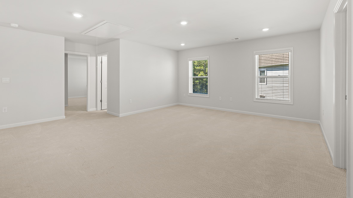 Interior upstairs loft area