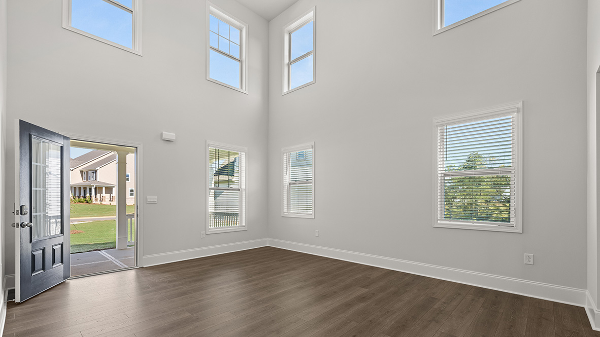 Interior entry-way leading to living area