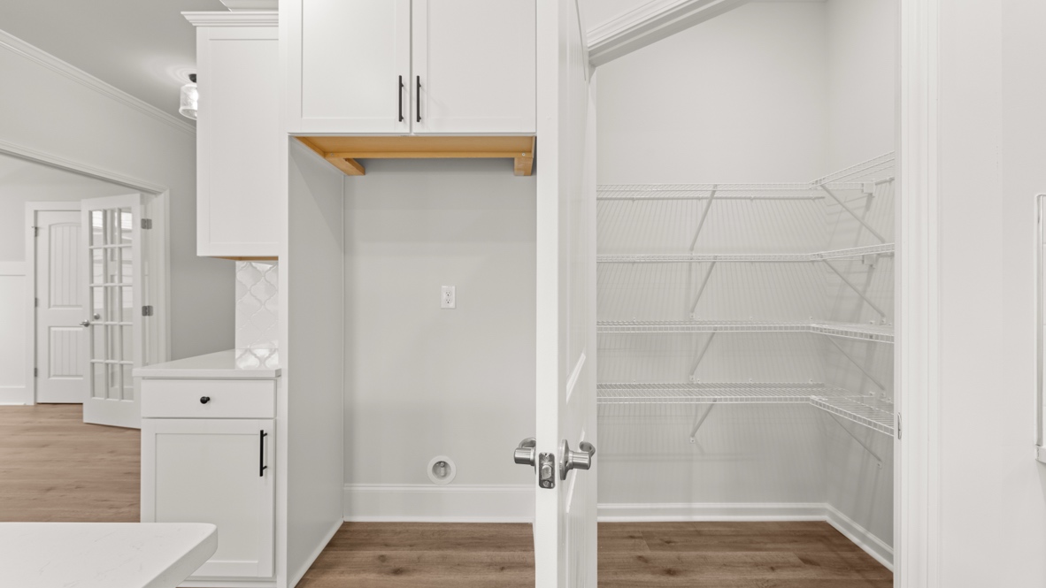 Interior kitchen with pantry