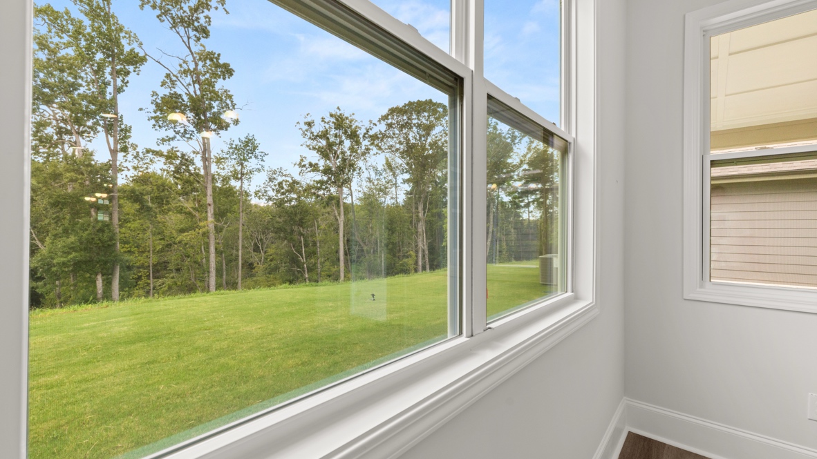 Interior living area with window
