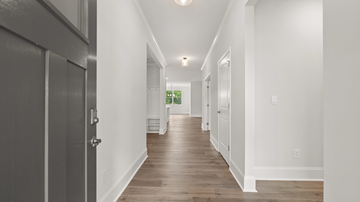 Interior entry-way leading to living area