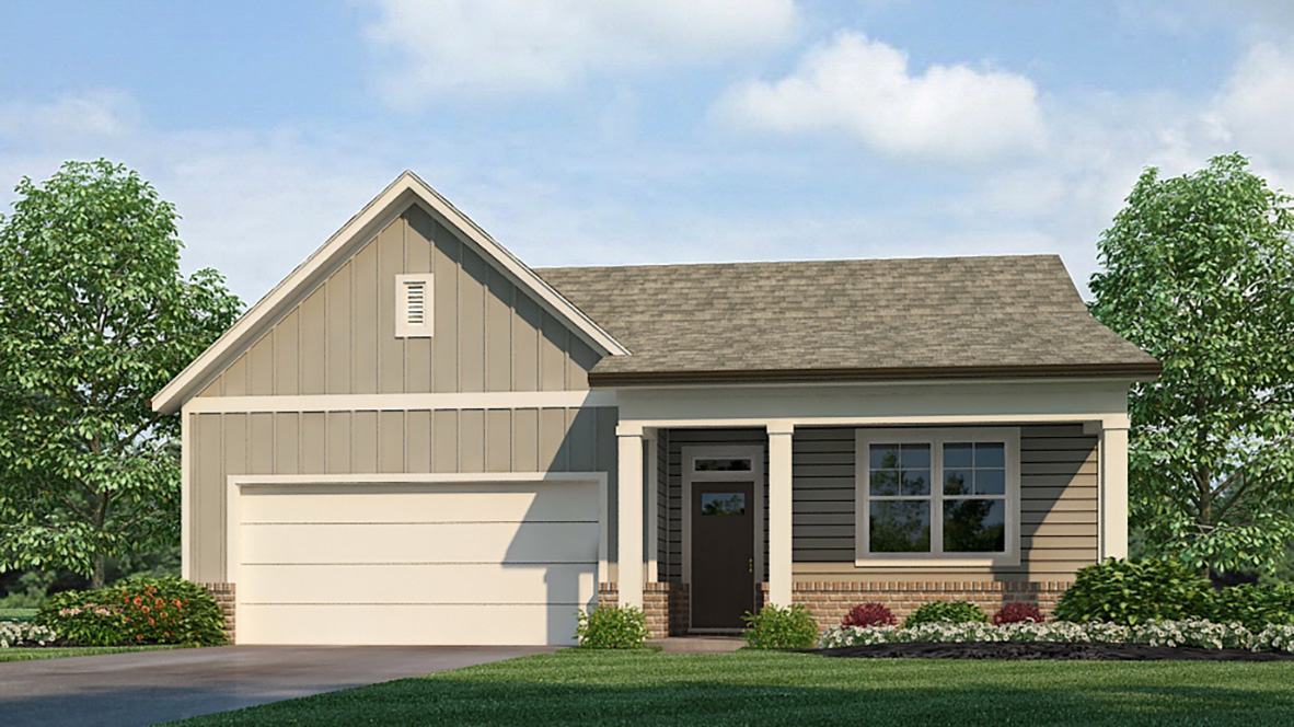 Cali single family home ranch style floorplan at Hamptons at Riverwood North