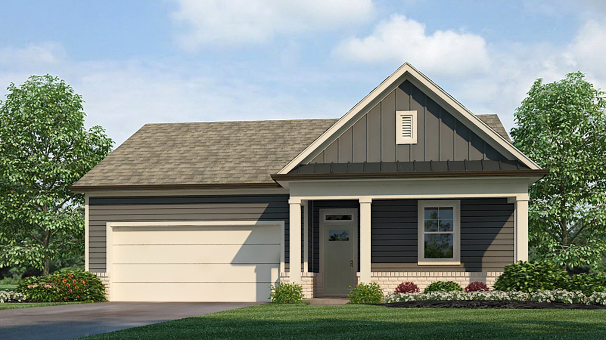 Cali single family home ranch style floorplan at Hamptons at Riverwood North