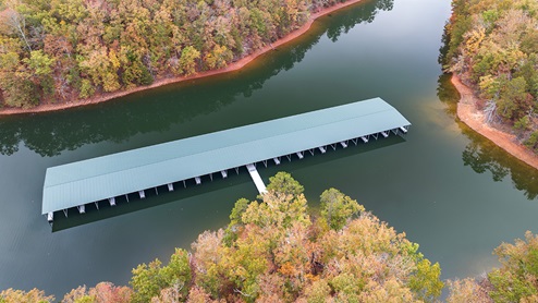Falcon Landing new homes with a community dock near lake lanier in gainesville georgia