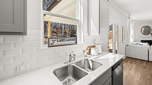 upgraded kitchen with an undermount sink