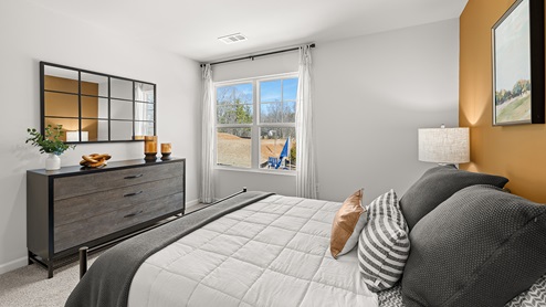 secondary bedroom on the second level