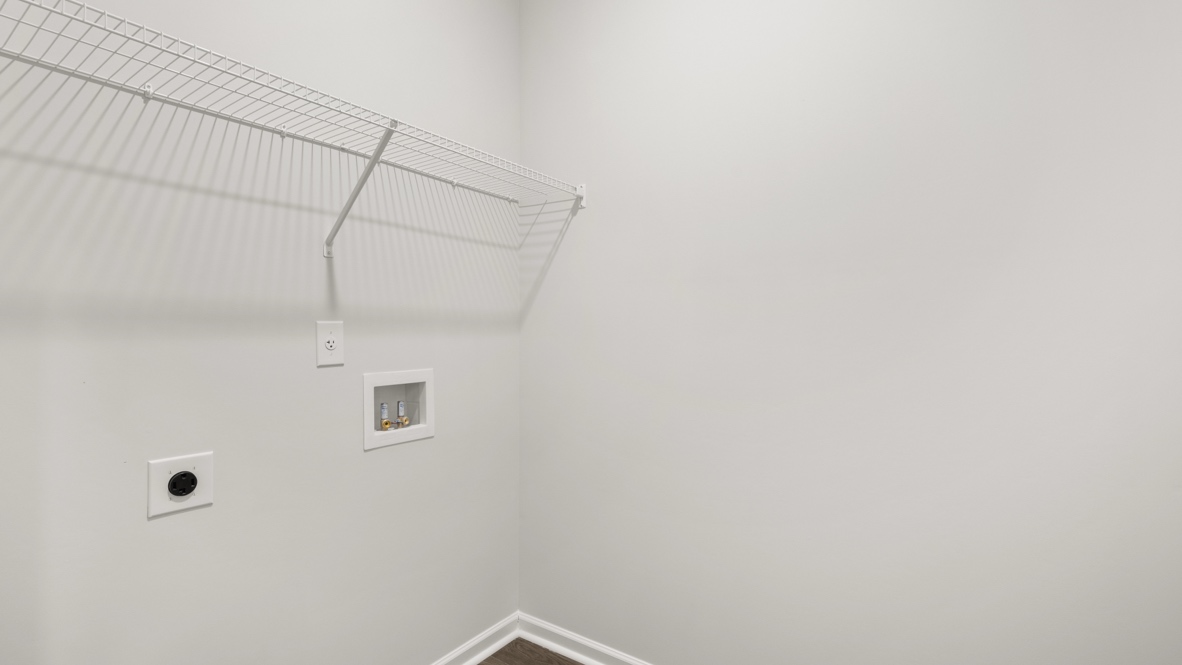 Interior laundry room