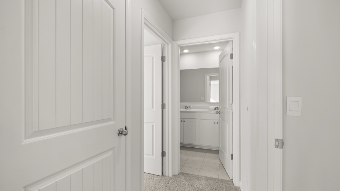 Interior upstairs hallway