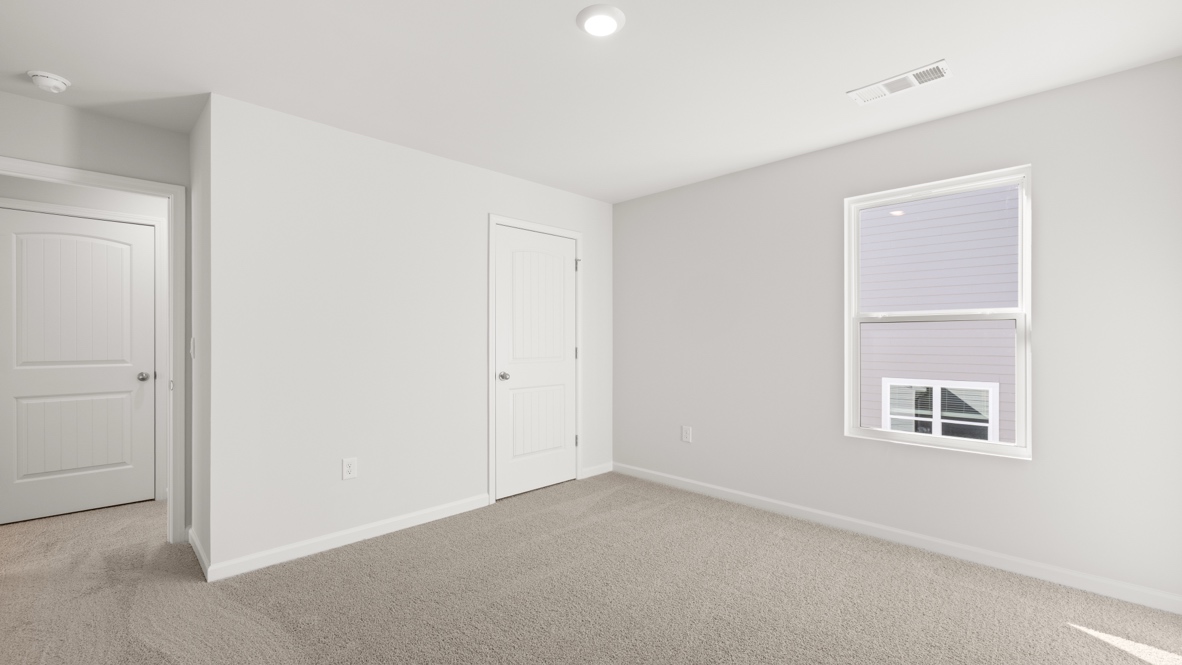 Interior bedroom with window