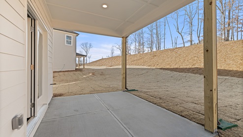 exterior back patio