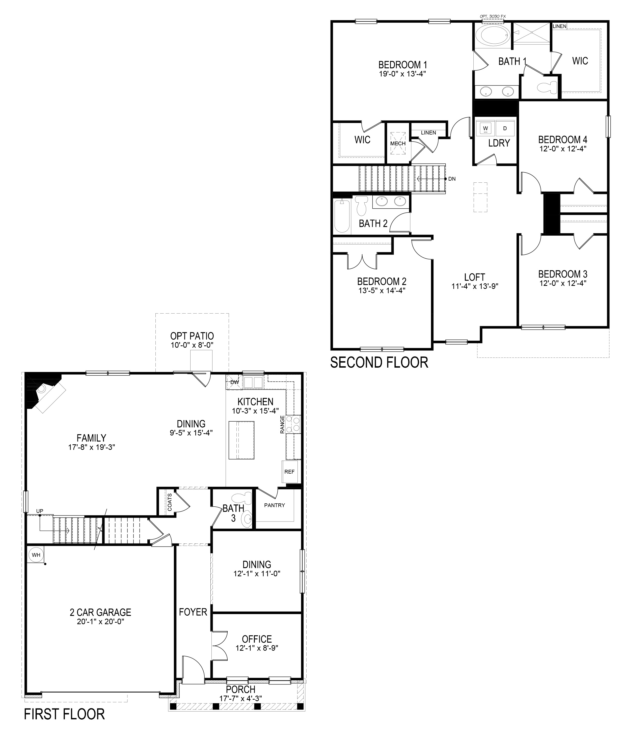hanover floorplan with golf cart garage at falcon landing in gainesville georgia