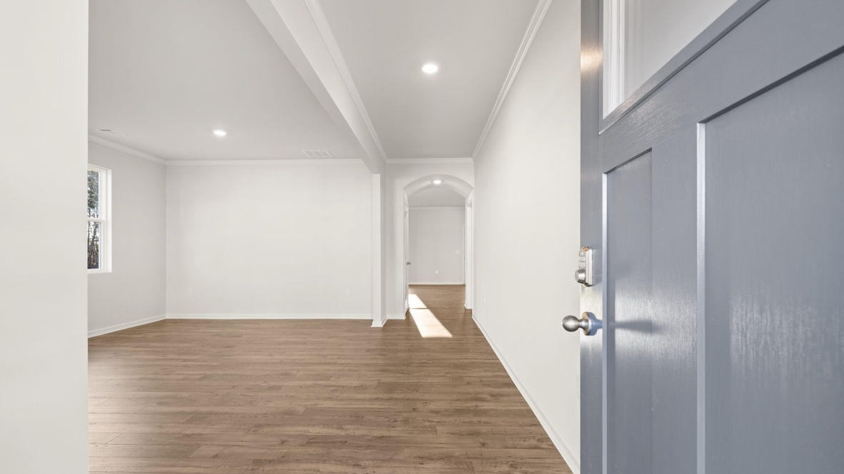 Interior entry-way leading to living area