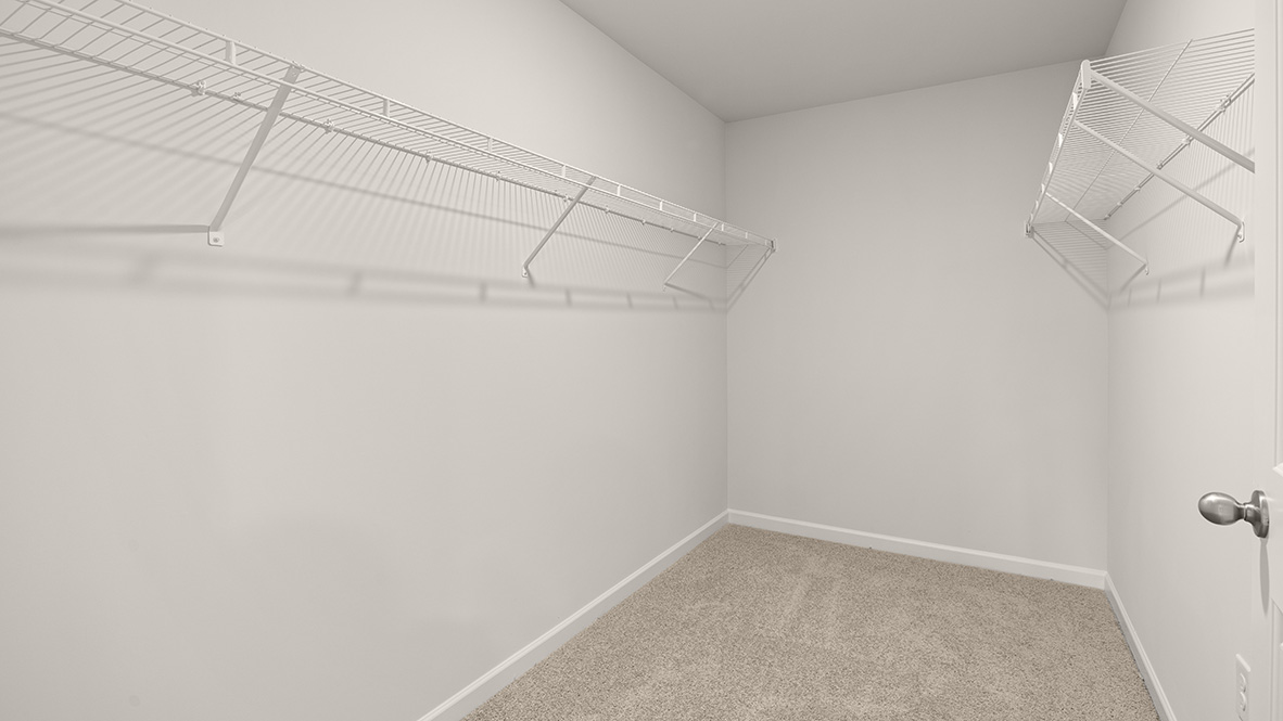 Interior primary bathroom with shower