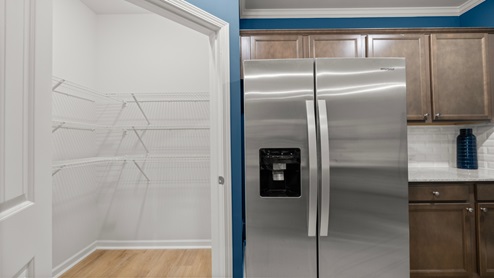 Walk-in pantry.