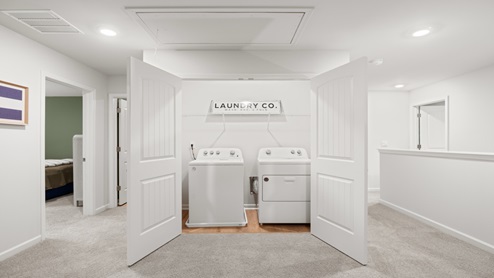 Laundry area.