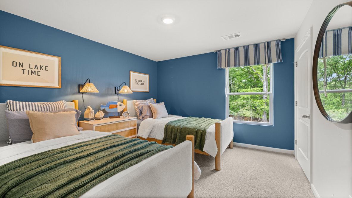 Interior bedroom with window