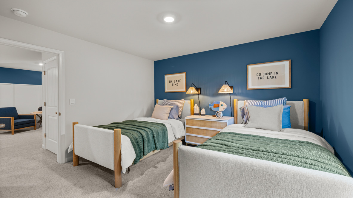 Interior bedroom with window