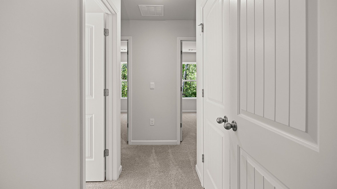 Interior upstairs hallway