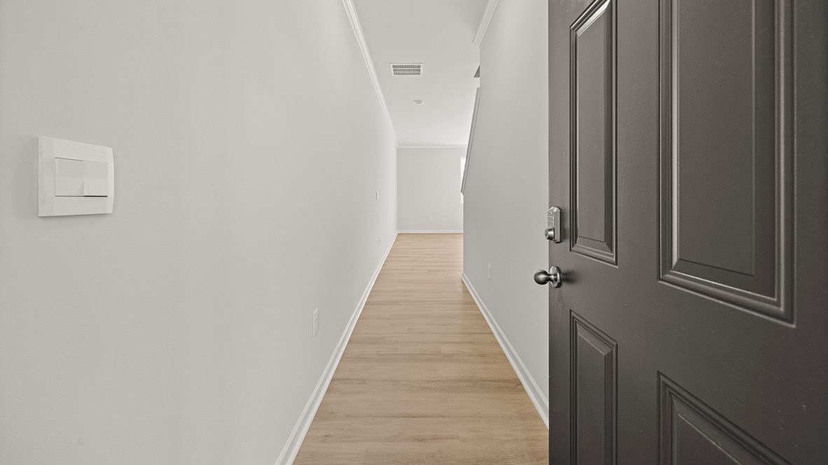 Interior entry-way leading to living area