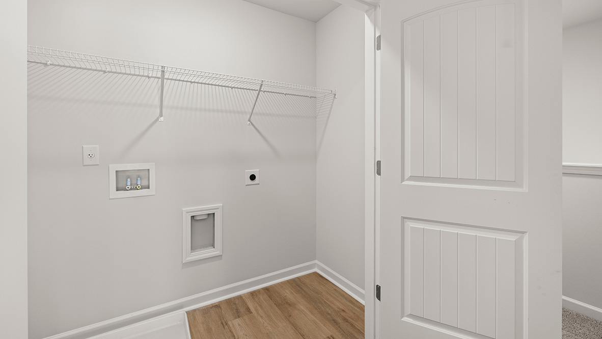 Interior laundry room