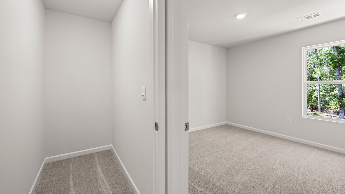 Interior bedroom with window