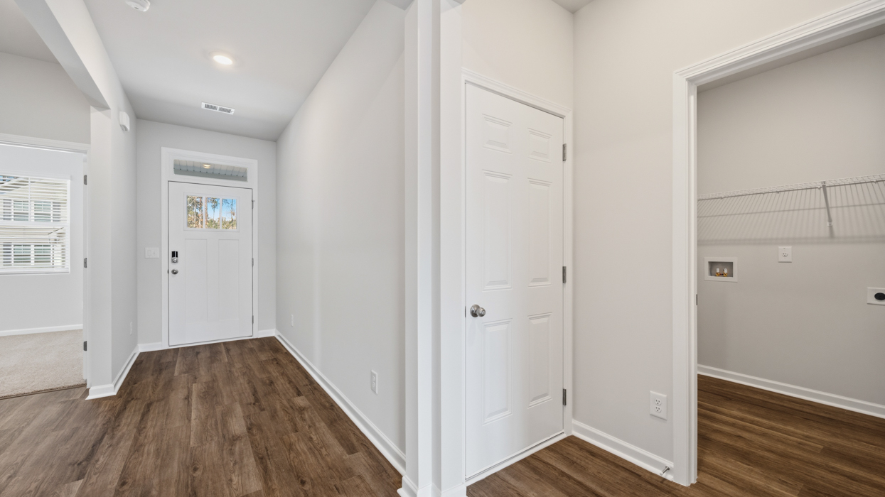 foyer and laundry