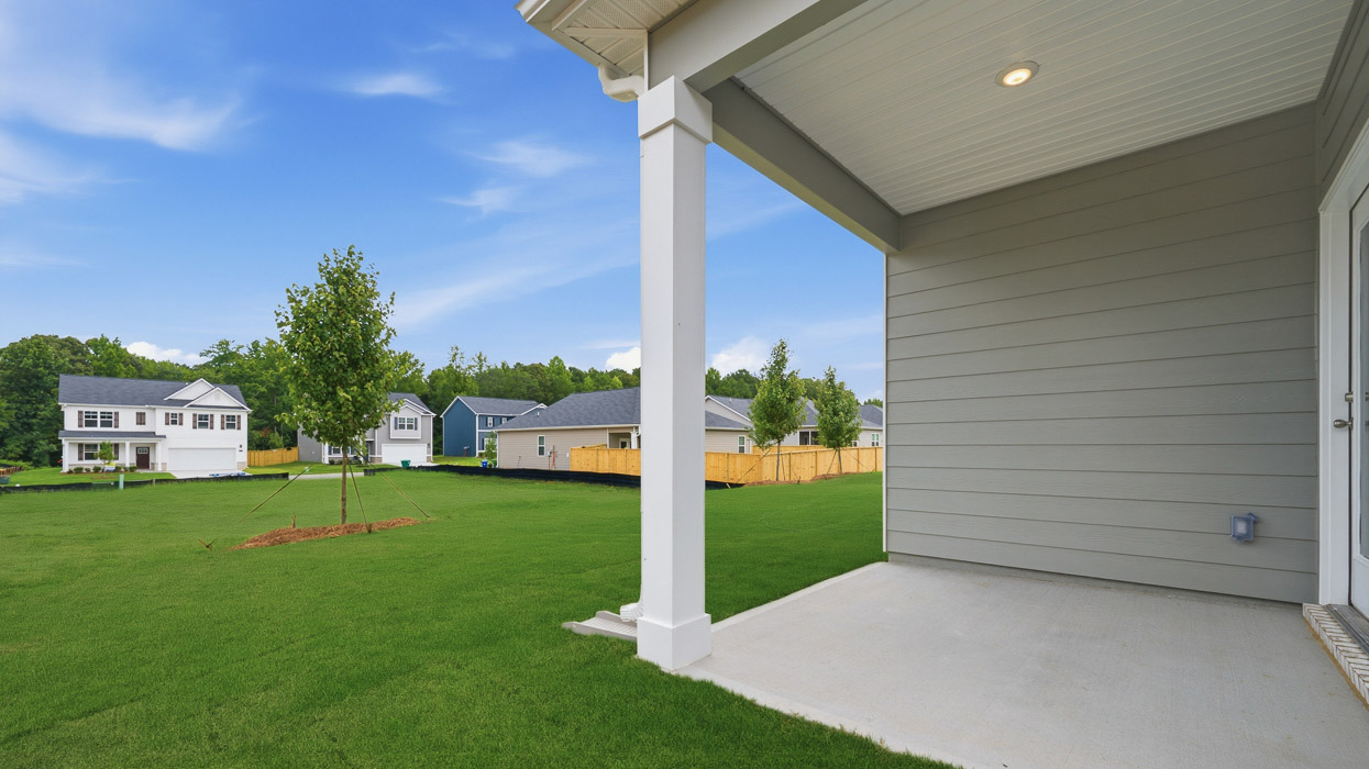 rear patio