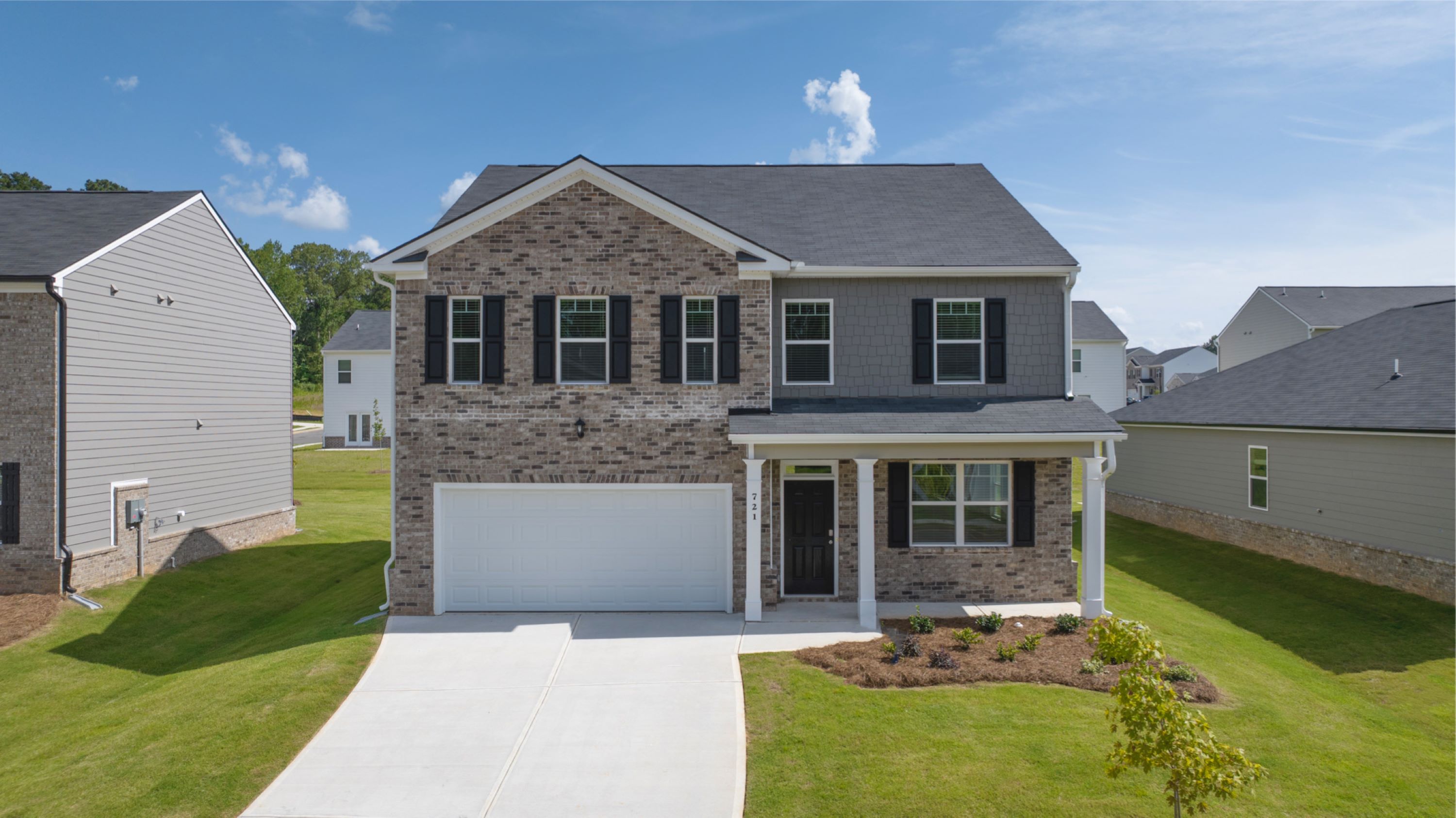New Homes in The Enclave at Flat Rock Hills Stonecrest, GA