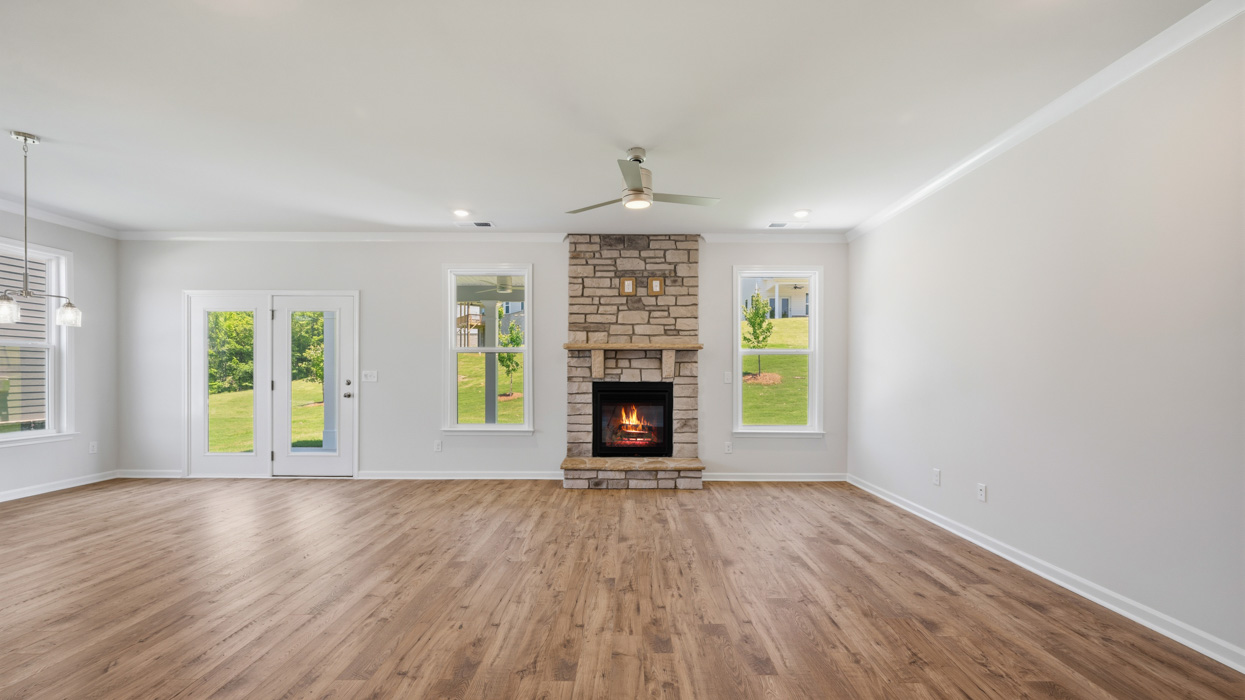living room with abundance of natural light