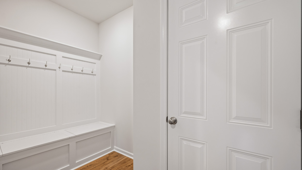 mud room with bench