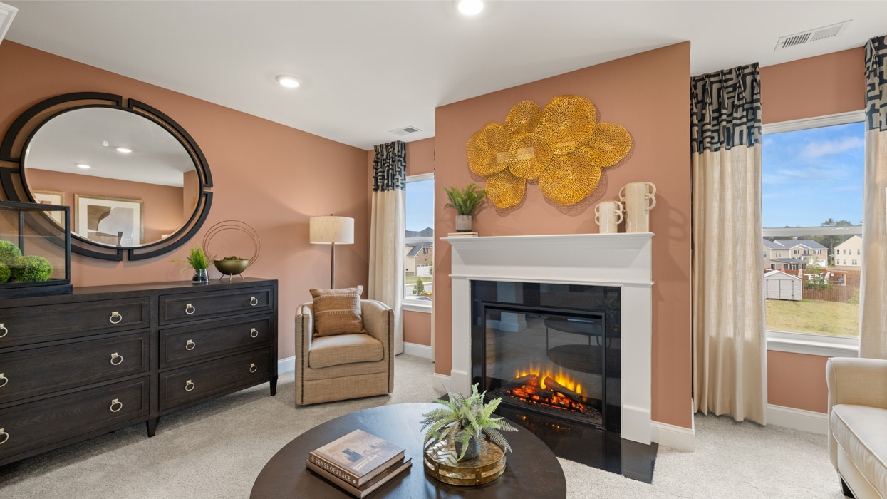 Primary suite with sitting room