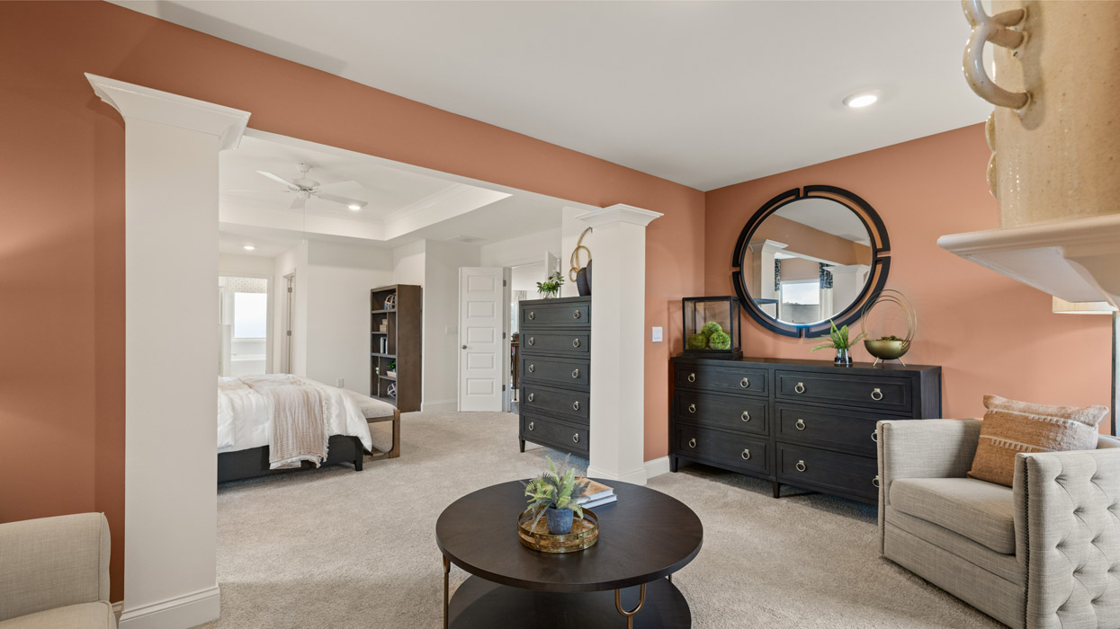 Primary suite with sitting room