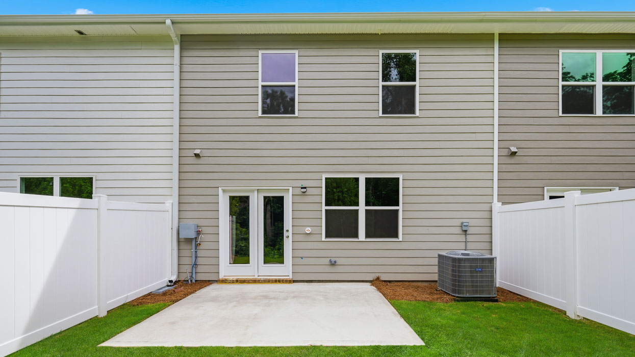 exterior rear