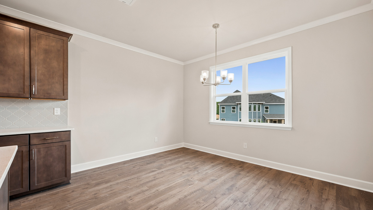 kitchen and dining room