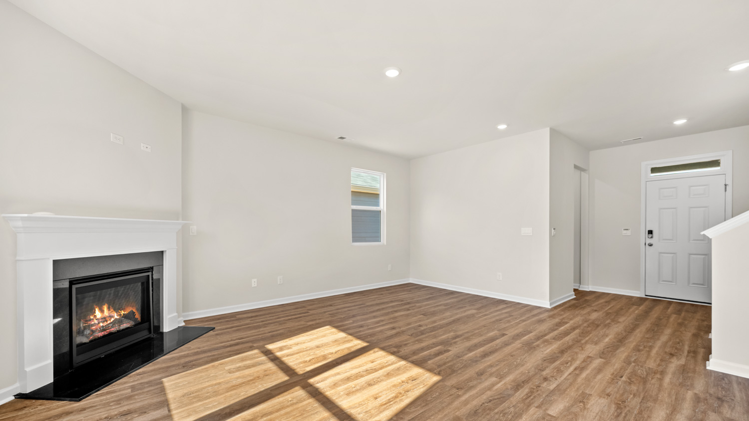 living room from kitchen